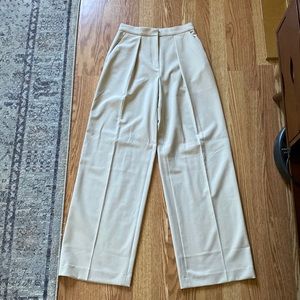 H&M high waisted wide leg trousers